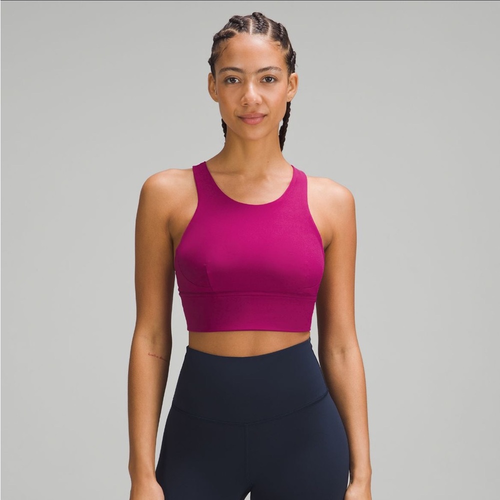 NWOT lululemon athletica NWOT Wunder Train Longline Bra Medium Support C/D cup